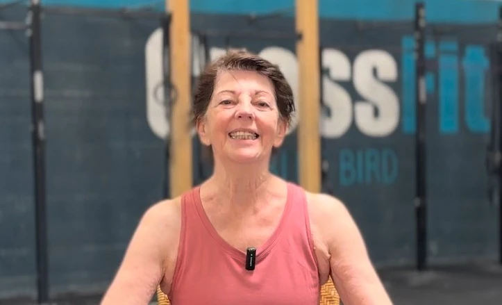 Martine, 70 ans, adhérente des cours de CrossFit pour senior à Saint-Étienne